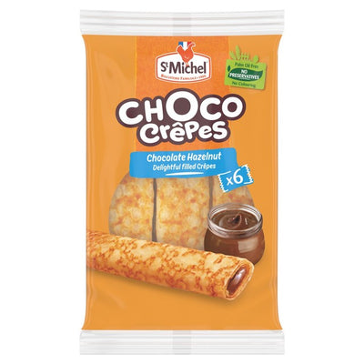 St Michel Choco Snack Crêpes Sjokolade Hasselnøtt Fylt 180g