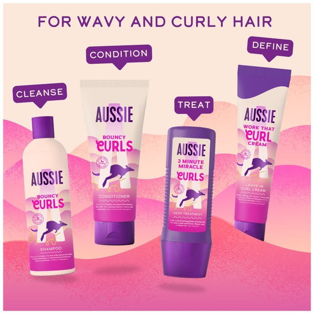 Aussie natural curls hair cream 225ml - British product