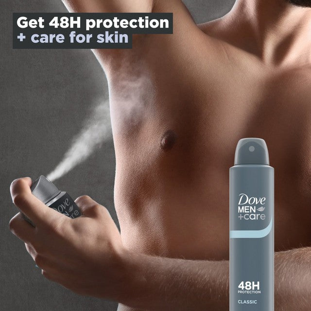 Dove Men+Care Classic Anti-Perspirant Deodorant Aerosol 200ml - British product