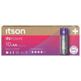 ITSON AA alkaline batteries 10-pack, UK version