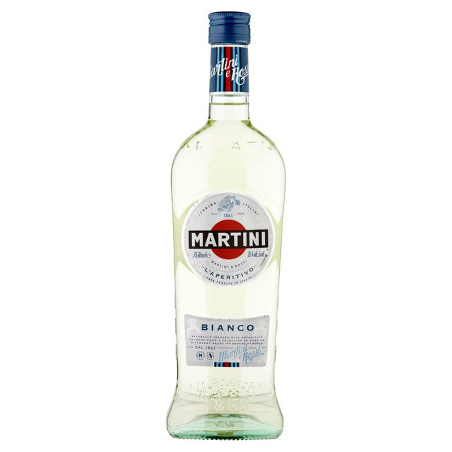 Martini Bianco white vermouth aperitivo 75cl, imported from the UK