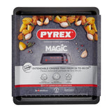 Pyrex crisper extendable baking tray 34-49cm x 30cm, imported from the UK