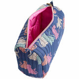 M&S multi print quilted wash bag one size, imported from the UK