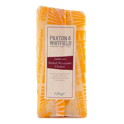 Paxton & Whitfield Smoked Westcombe Cheddar Cheese 125g