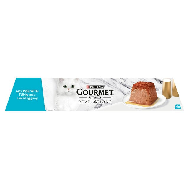 Gourmet Tuna Mousse wet cat food 4 x 57g, UK version