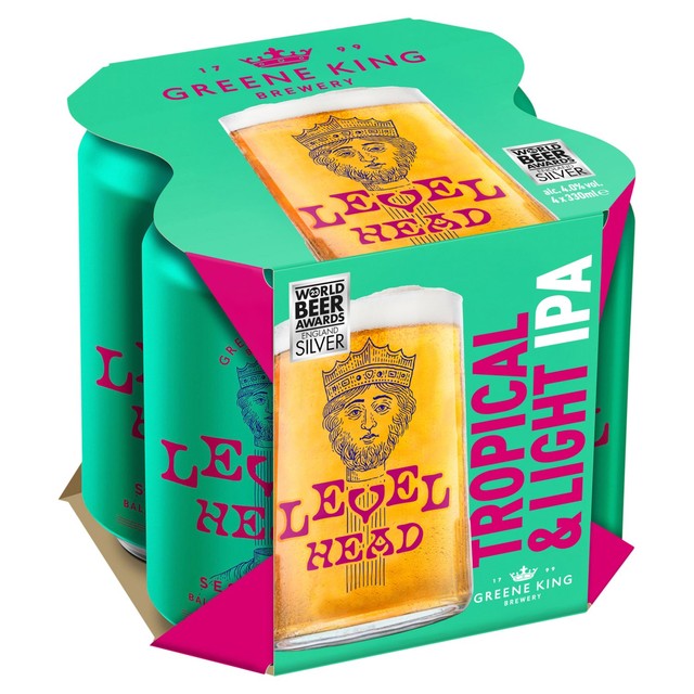 Greene King Level Head IPA 4 x 330ml, UK version