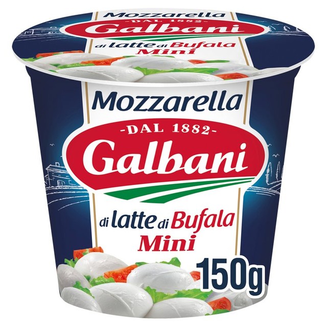 Galbani Buffalo Mozzarella Mini Cheese Balls 150g, UK version