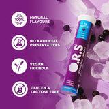 O.R.S blackcurrant hydration tablets 24 tablets, imported from the UK