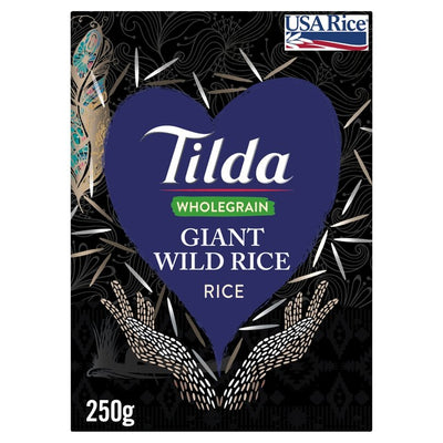 Tilda Giant Wild Rice Wholegrain Rice 250g