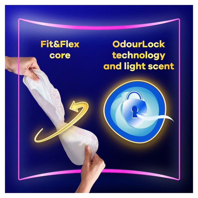 Always Platinum Sanitary Towels Secure Night Extra Size 5 - British product