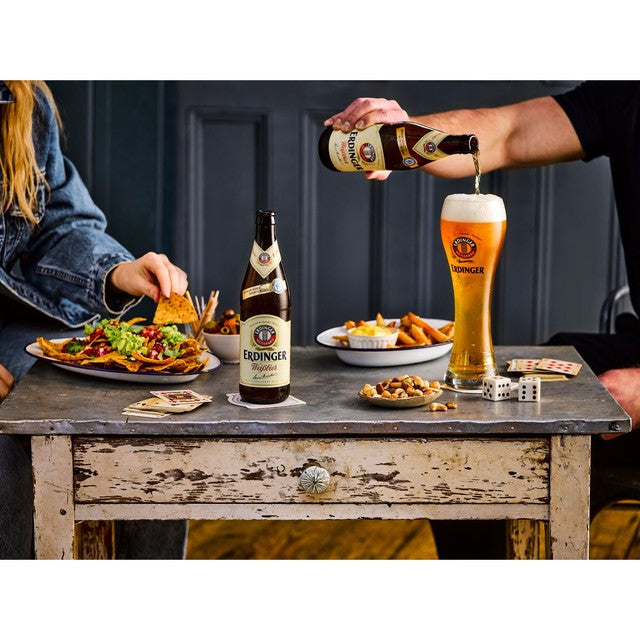 Erdinger Weissbier wheat beer 500ml - British product