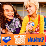 Fanta orange sparkling soft drink 18 x 330ml cans - British product