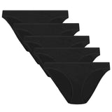 M&S bikini knickers black size 8, imported from the UK