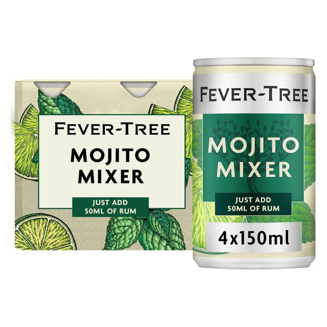 Fever-Tree Classic Mojito cocktail mixer 4x150ml - British product