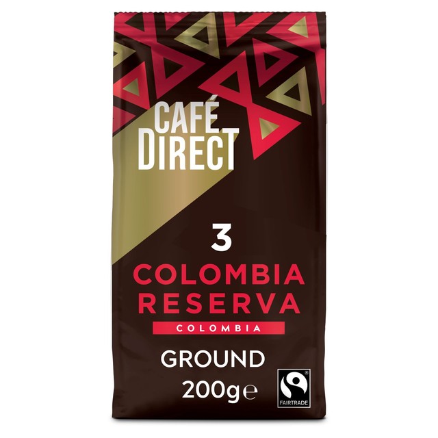 Cafedirect Fairtrade Colombia Reserva ground coffee 200g - British product