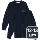 M&S children's cotton cardigan with StayNew 12-13Y, imported from the UK