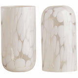 M&S speckled white hi ball glasses, imported from the UK