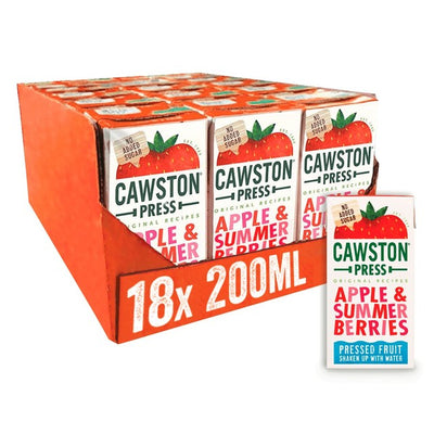Cawston Press Apple & Summer Berries Kids Juice Drink 18 x 200ml
