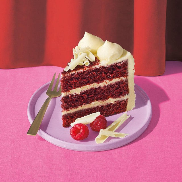 M&S red velvet cake 970g, imported from the UK