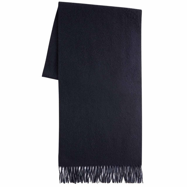 M&S cashmere scarf in Navy, One Size, imported from the UK