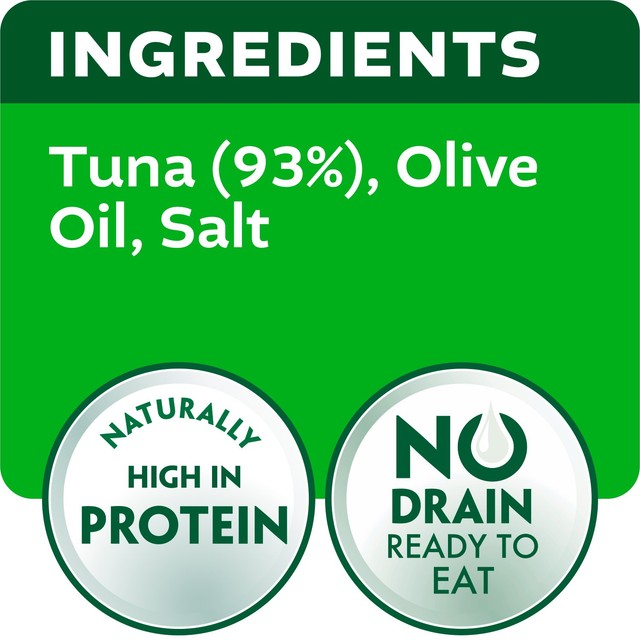 John West canned tuna steak with olive oil 3x110g, UK version