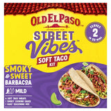 Old El Paso Taco Kit Barbacoa 255g, imported from the UK