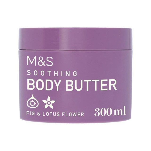 M&S Fig Lotus Body Butter 300ml, imported from the UK