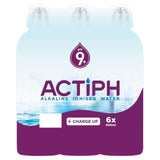 ACTIPH alkaline ionised water 6 x 600ml - British product