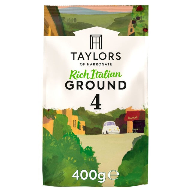 Taylors Of Harrogate Rich Italian ground coffee 400g (British brand)