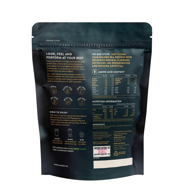 Nuzest Salted Caramel protein supplement 250g, imported from the UK