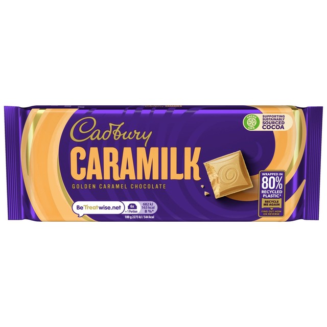 Cadbury Caramilk white chocolate bar 90g - British product