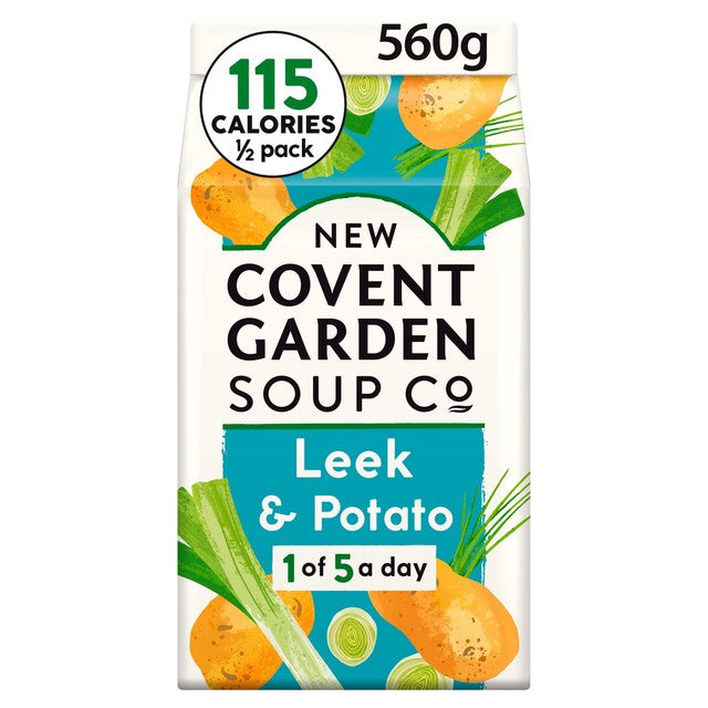 New Covent Garden leek and potato soup 560g, imported from the UK