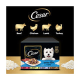 Cesar wet dog food pouches mixed selection 12x100g - British product