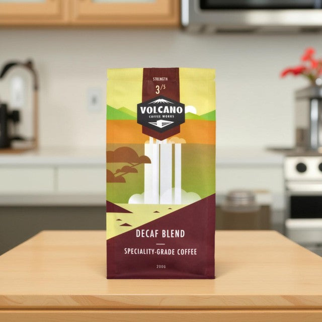 Volcano Coffee Works decaf espresso beans 200g (British brand)