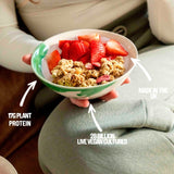 Nush Strawberry High Protein Almond Yogurt 350g, imported from the UK