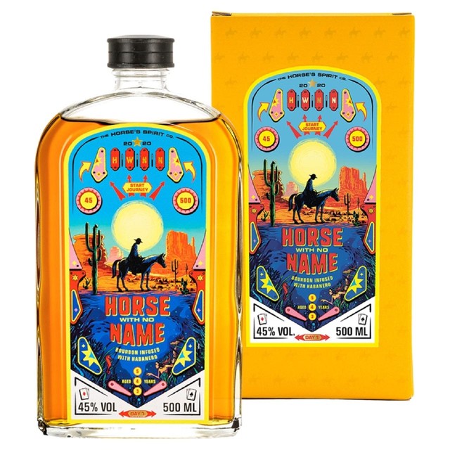 Horse with No Name habanero infused bourbon whiskey 500ml, UK version