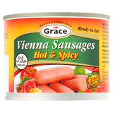 Grace hot and spicy halal Vienna sausages 200g, UK version