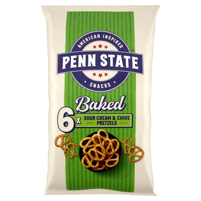 Penn State Sour Cream & Chive Pretzel Snacks 6 Pack