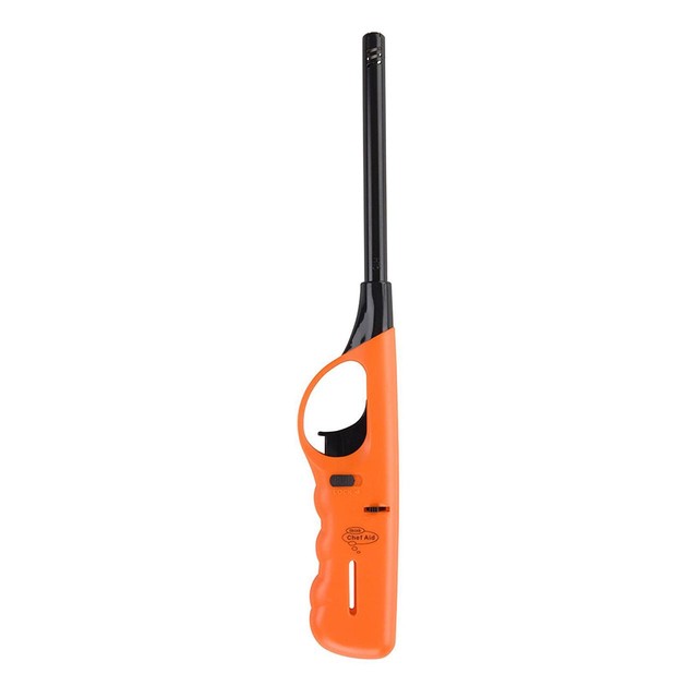 Chef Aid red long reach refillable gas lighter - British product