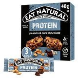 Eat Natural peanut chocolate protein bars 3x40g - British product