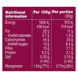 Graze Cherry Bakewell flapjack snack bar 50g, UK version
