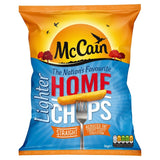 McCain Home Chips Lighter Straight Cut frozen potato chips 1kg, imported from the UK