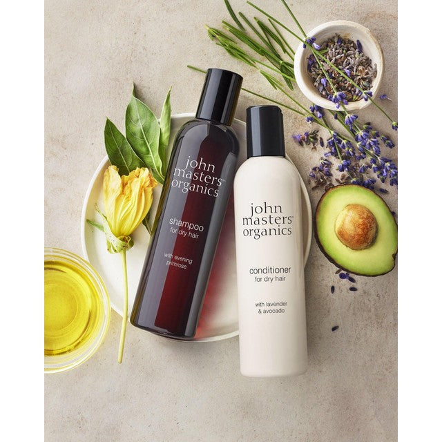 John Masters Organics dry hair shampoo with evening primrose 236ml, UK version