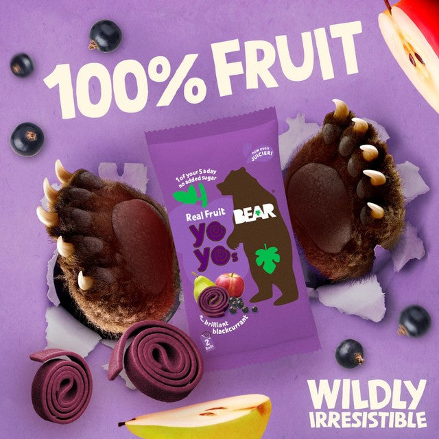 Bear fruit yoyos blackcurrant family pack - British product