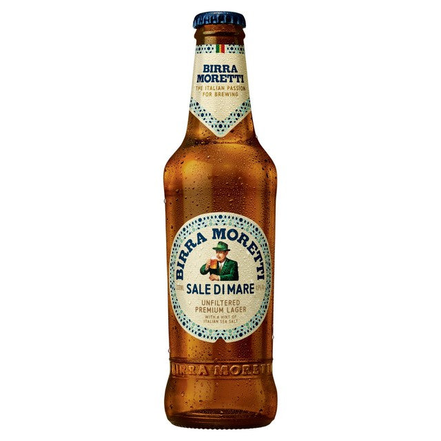 Birra Moretti Sale Di Mare Unfiltered Lager Beer Bottle