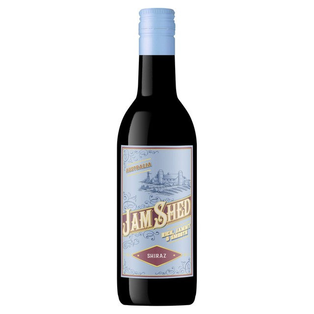 Jam Shed Shiraz red wine 187ml bottle, UK version