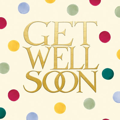 Woodmansterne Emma Bridgewater Get Well Soon Greeting Card