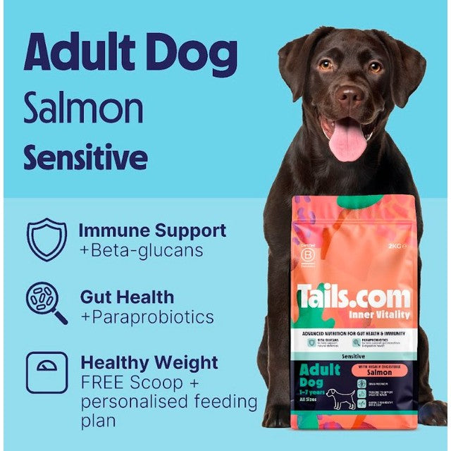 Tails.com Salmon Dog Food 2kg (British brand)