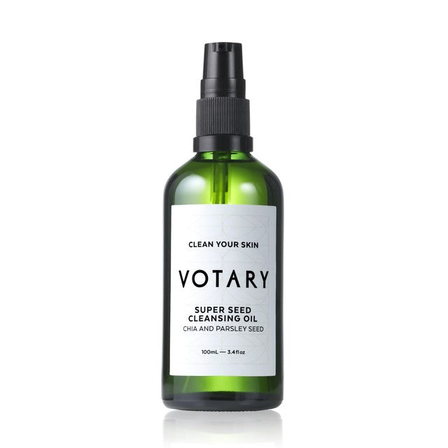 Votary Super Seed Cleansing Oil with chia and parsley seed 100ml (British brand)