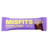 Misfits Plant-Based Caramel Fudge Protein Bar 50g, imported from the UK